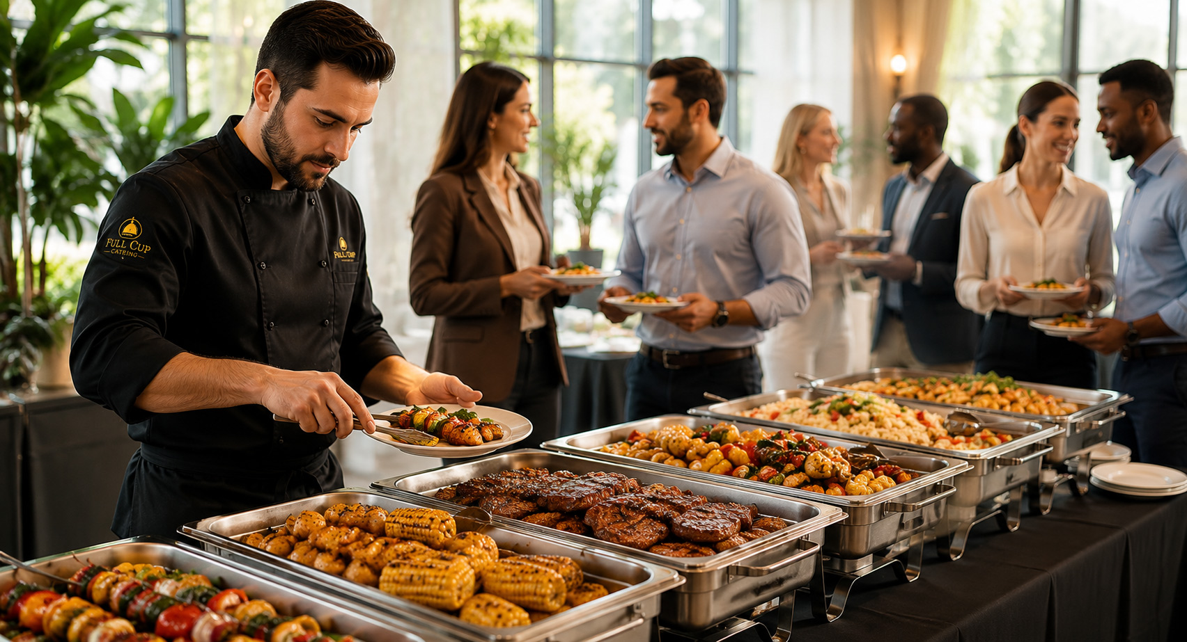 Full Cup Catering corporate buffet service in Toronto