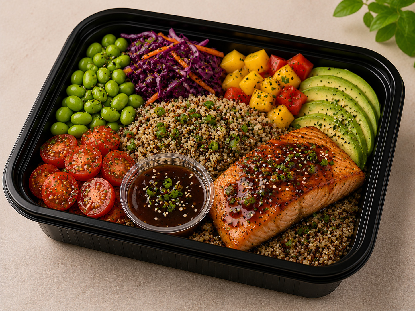 Teriyaki Salmon Bowl
