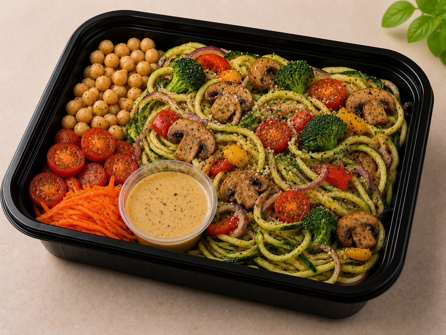 Zucchini Noodle Primavera