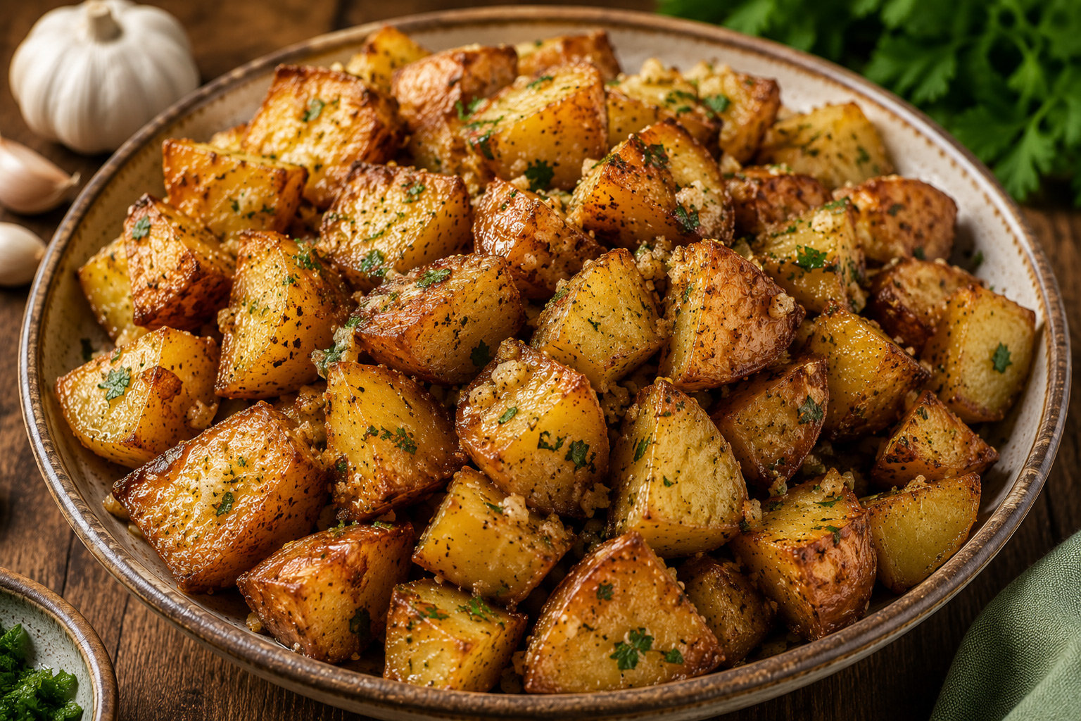 Roasted Garlic Potatoes