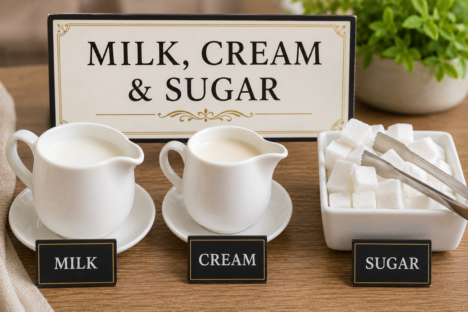Milk, Cream & Sugar