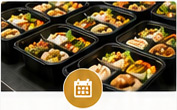 Individually packaged office meals